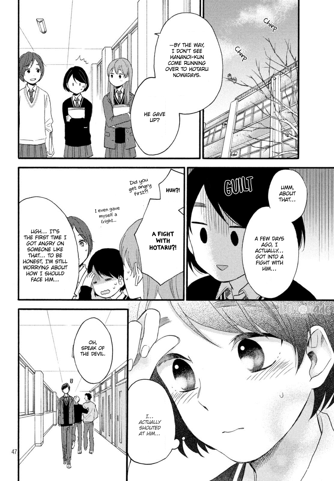 Hananoi-kun to Koi no Yamai chapter 1 page 46