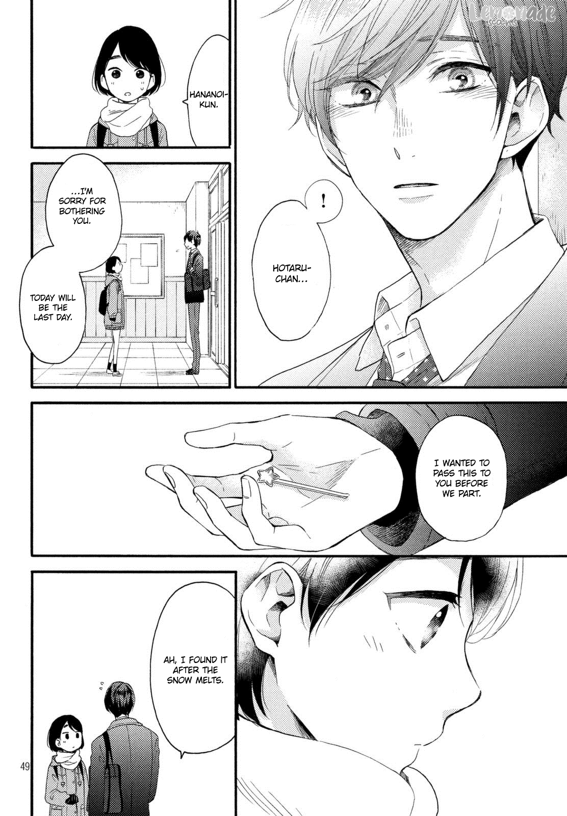 Hananoi-kun to Koi no Yamai chapter 1 page 48