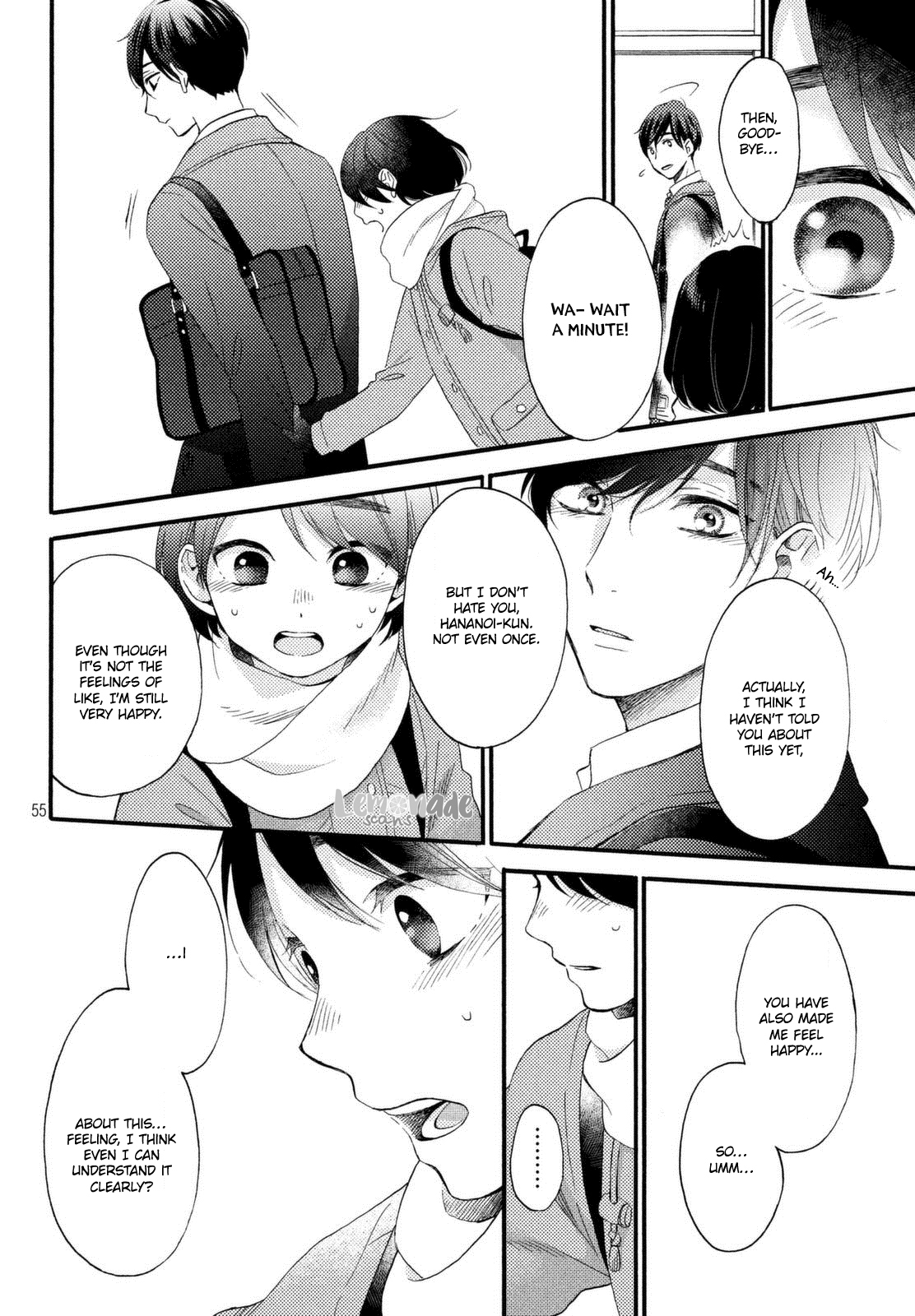 Hananoi-kun to Koi no Yamai chapter 1 page 54