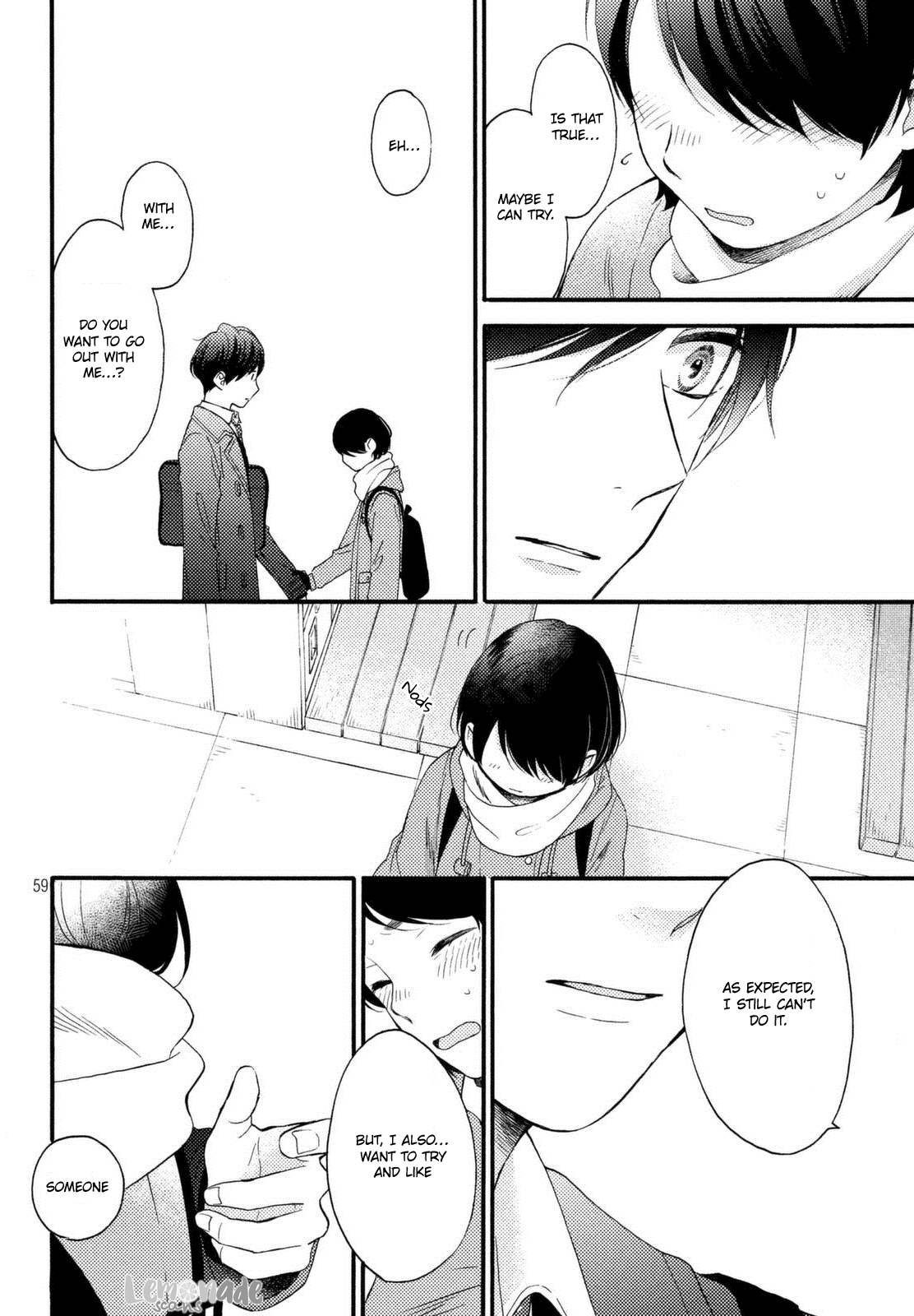 Hananoi-kun to Koi no Yamai chapter 1 page 58