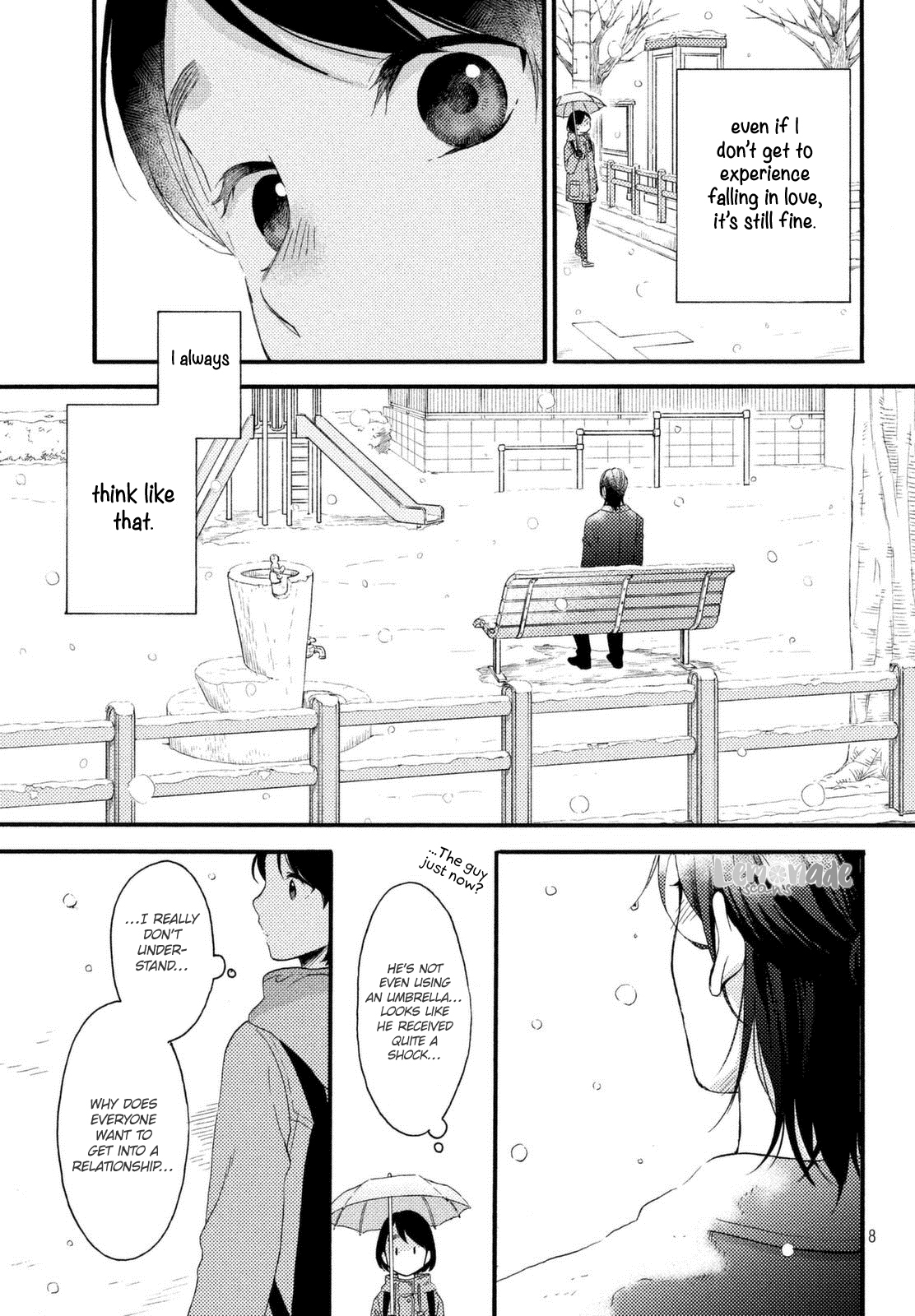 Hananoi-kun to Koi no Yamai chapter 1 page 8