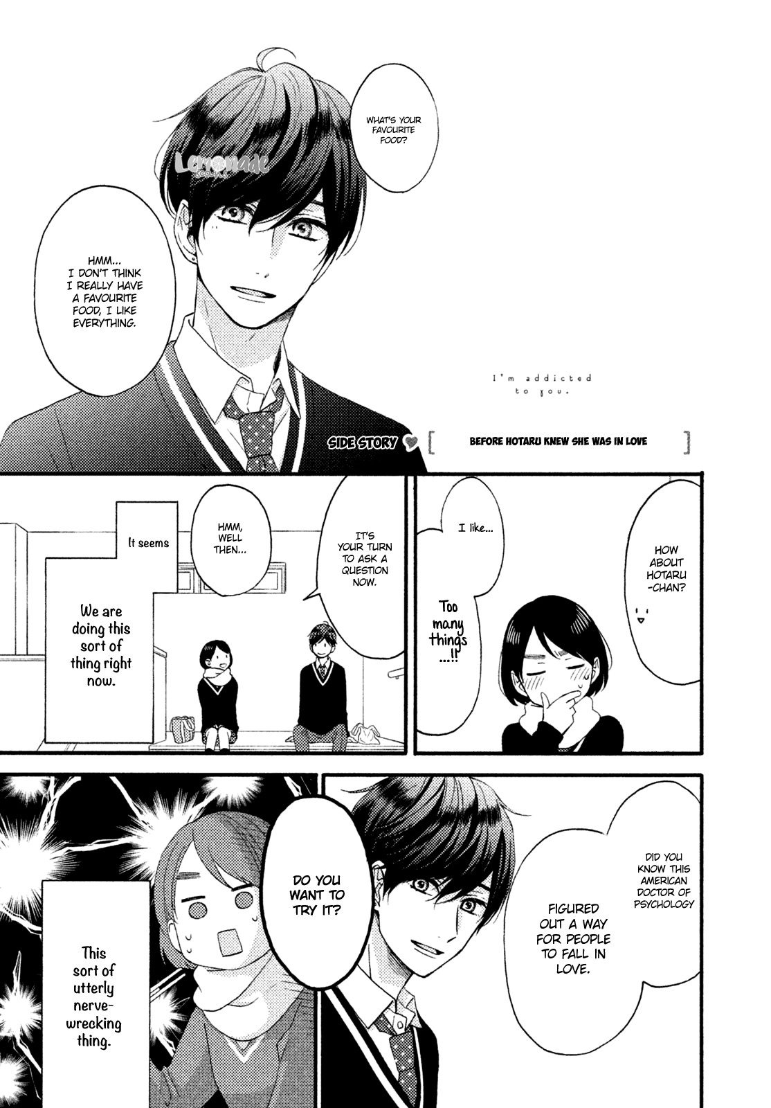 Hananoi-kun to Koi no Yamai chapter 13.5 page 3