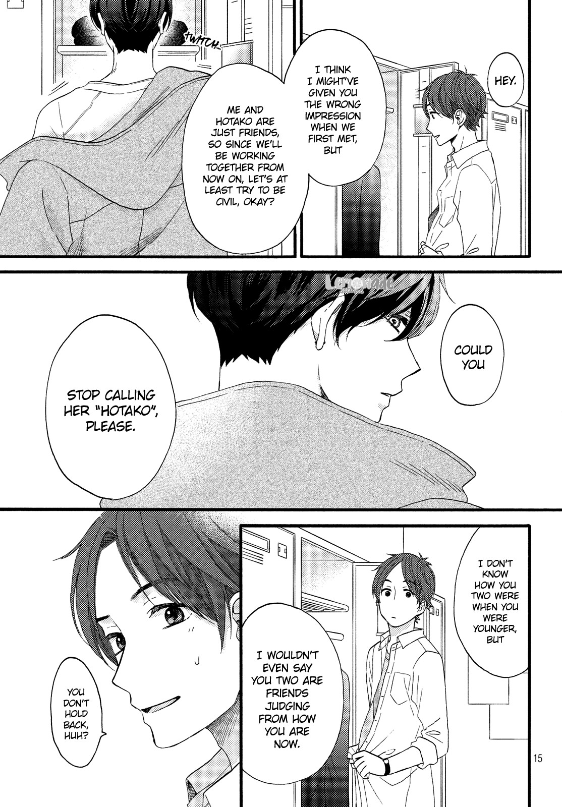 Hananoi-kun to Koi no Yamai chapter 14 page 17