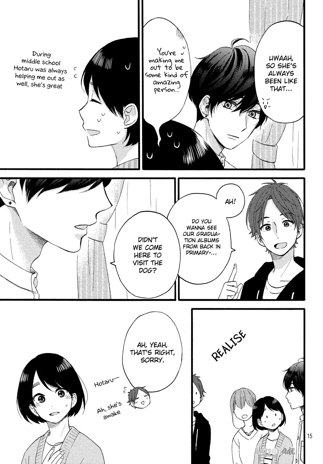 Hananoi-kun to Koi no Yamai chapter 15 page 17