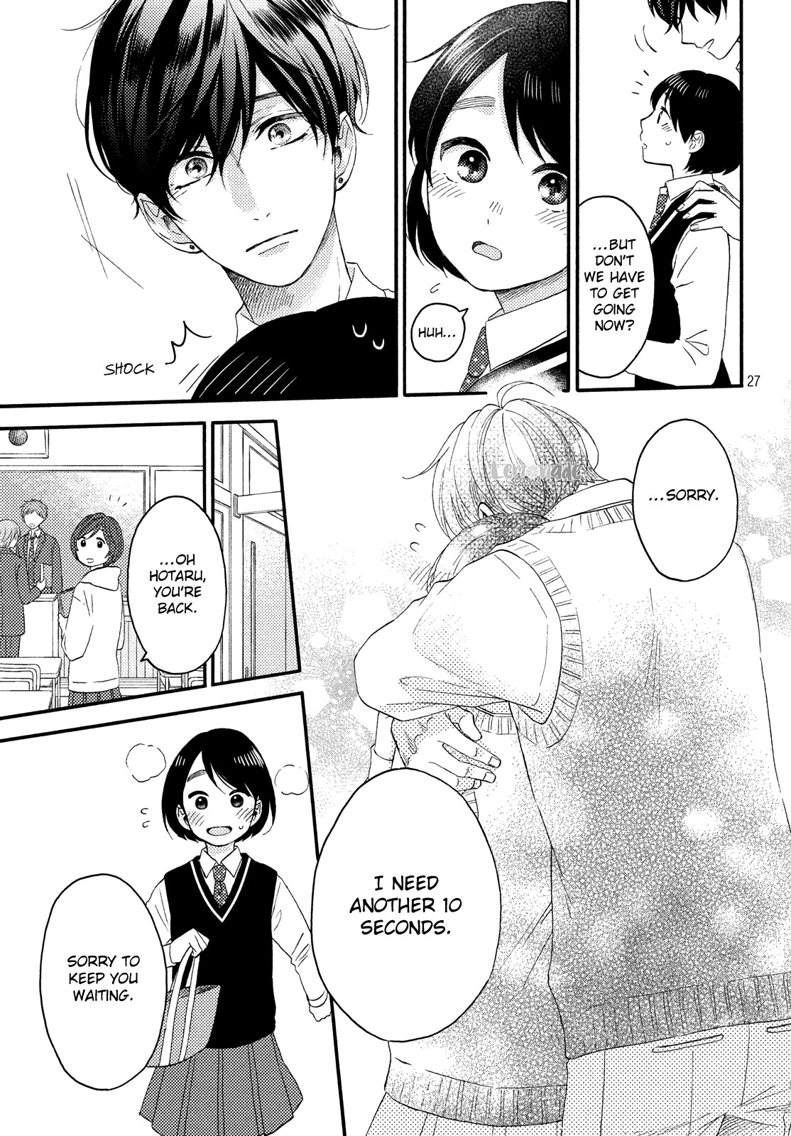 Hananoi-kun to Koi no Yamai chapter 17 page 28