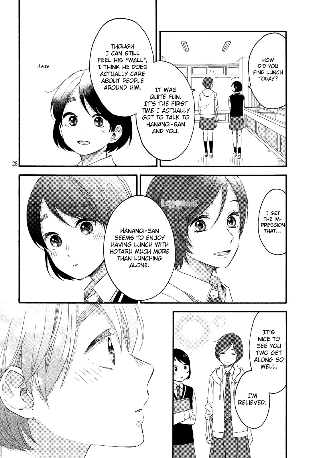 Hananoi-kun to Koi no Yamai chapter 17 page 29