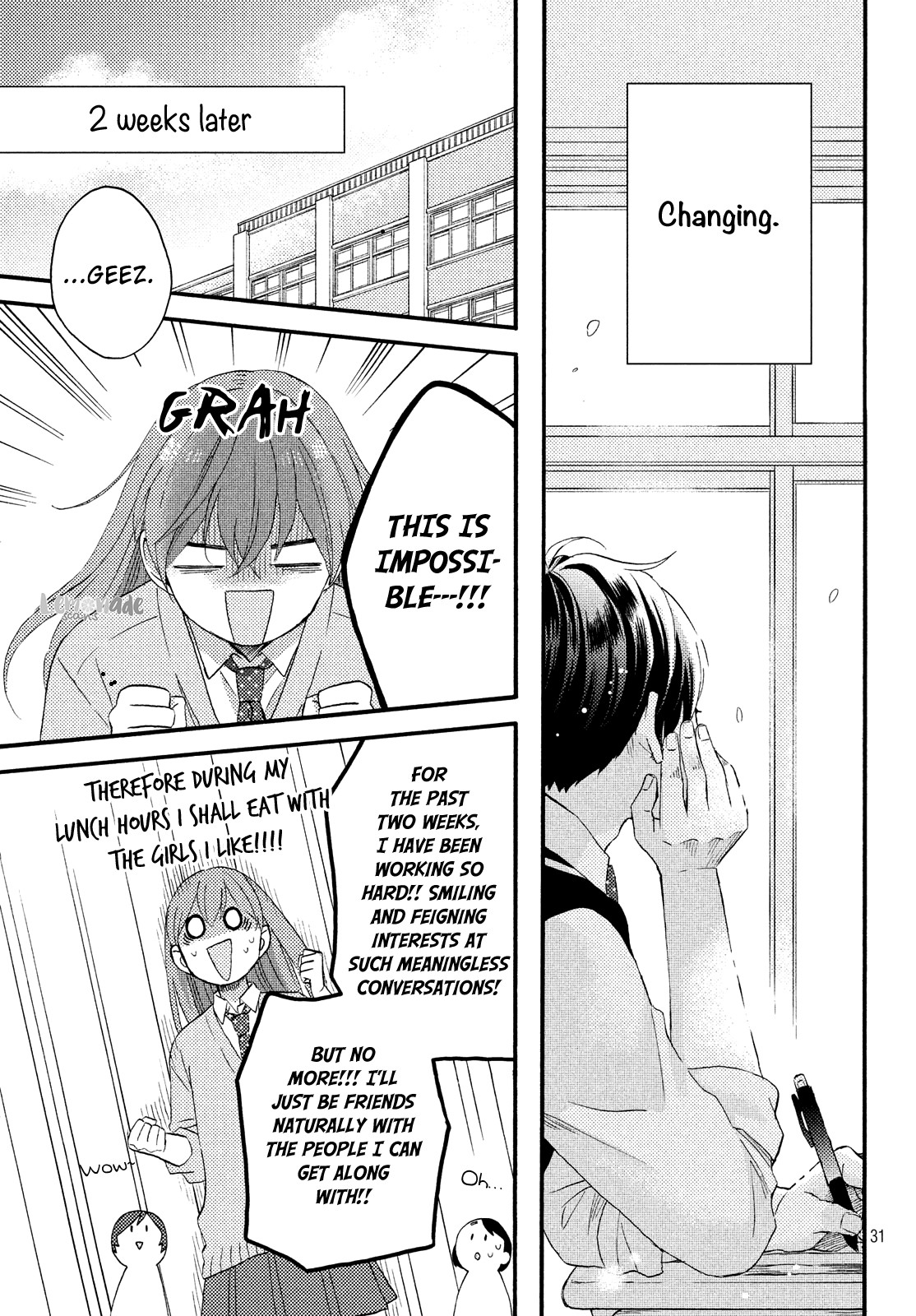 Hananoi-kun to Koi no Yamai chapter 17 page 32