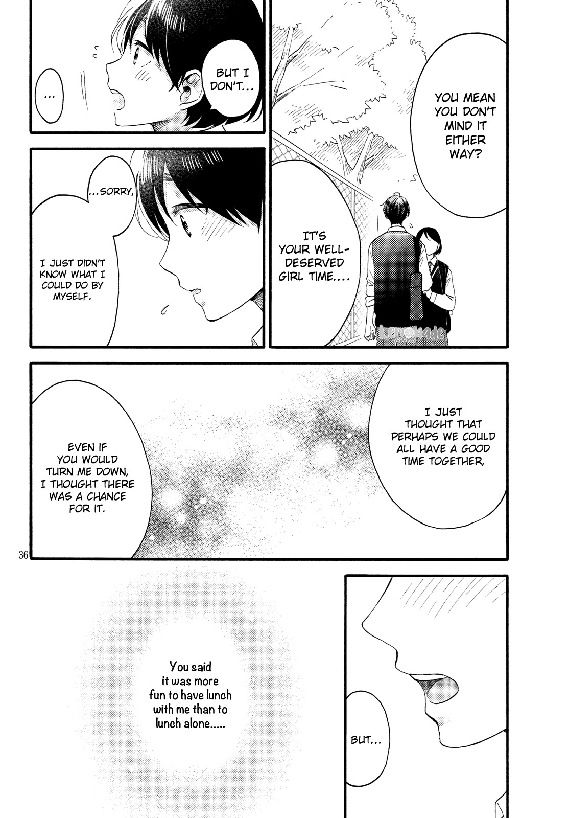 Hananoi-kun to Koi no Yamai chapter 17 page 37