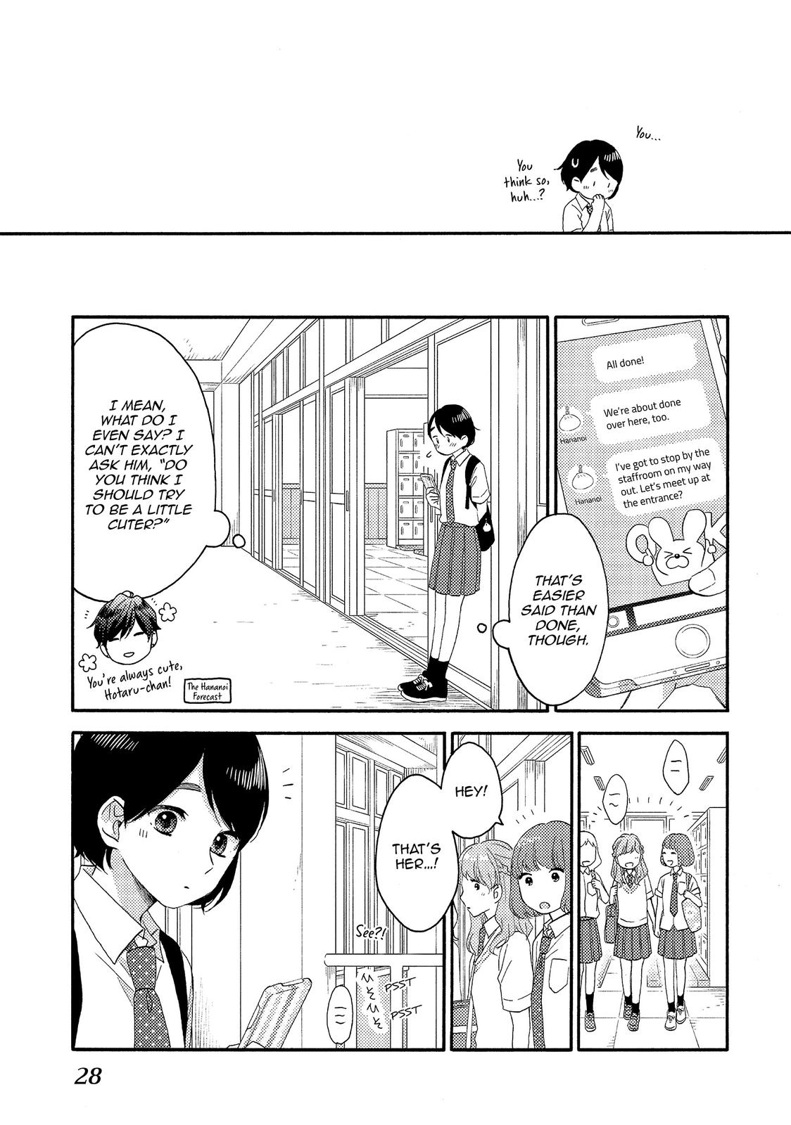 Hananoi-kun to Koi no Yamai chapter 25 page 29