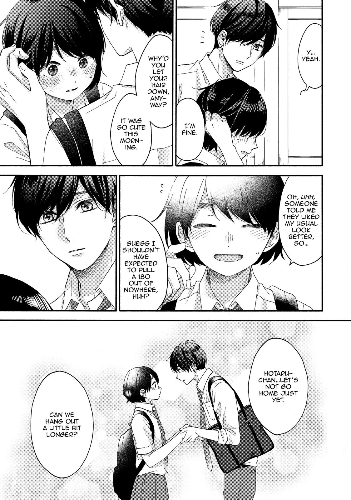 Hananoi-kun to Koi no Yamai chapter 25 page 35