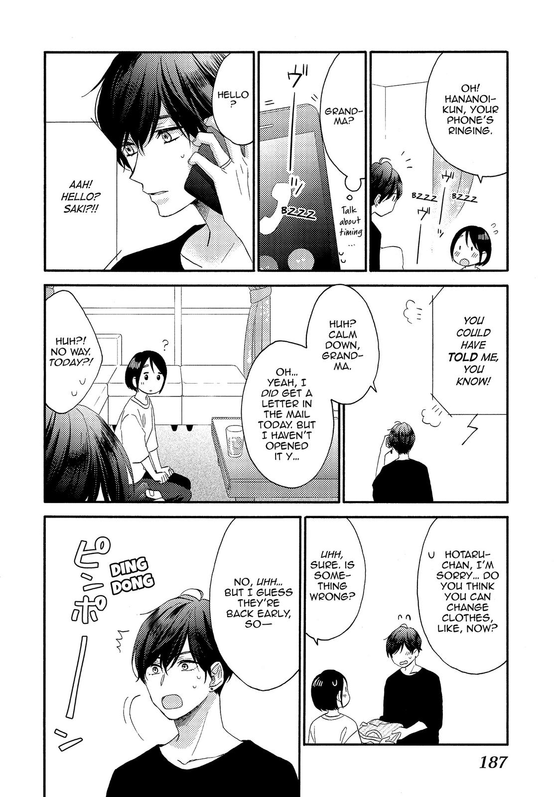 Hananoi-kun to Koi no Yamai chapter 28 page 53