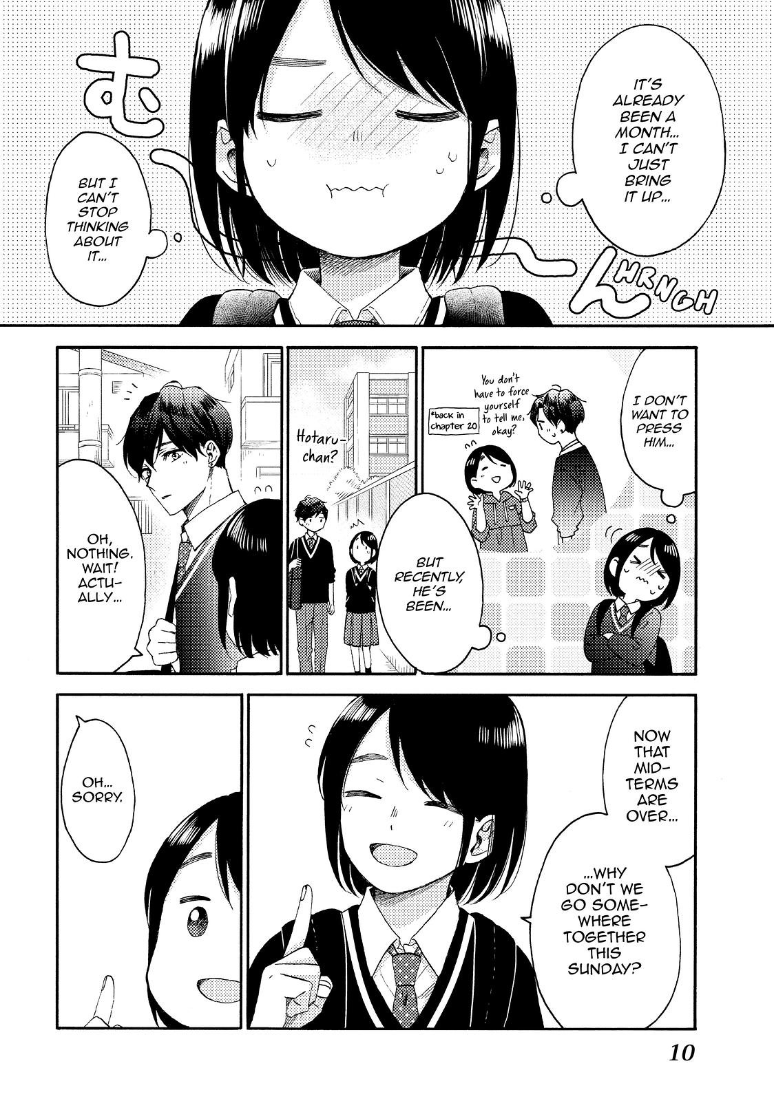 Hananoi-kun to Koi no Yamai chapter 37 page 10