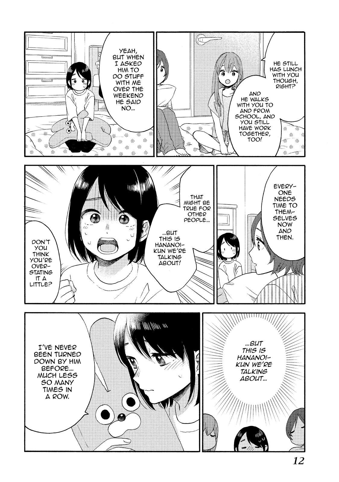 Hananoi-kun to Koi no Yamai chapter 37 page 12