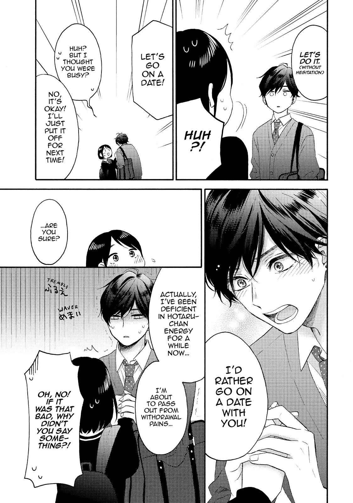 Hananoi-kun to Koi no Yamai chapter 37 page 21