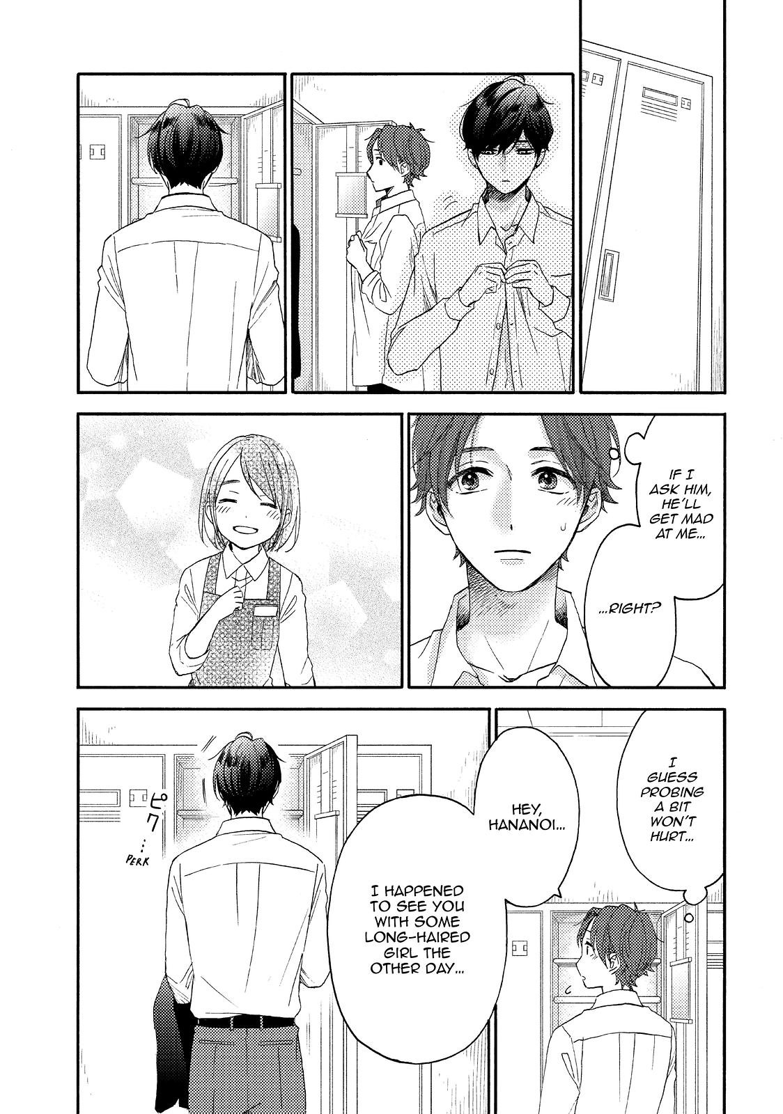 Hananoi-kun to Koi no Yamai chapter 38 page 17