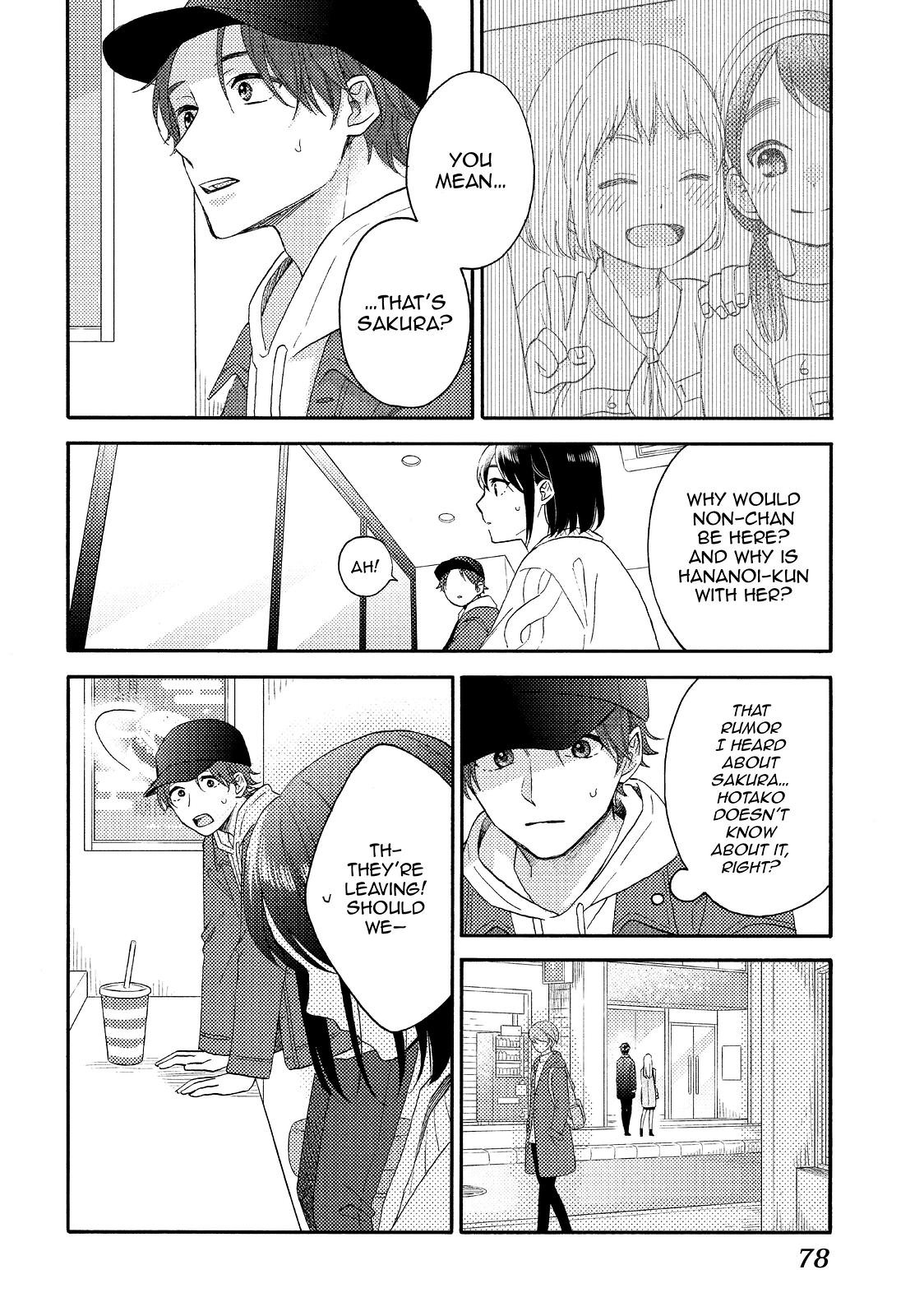 Hananoi-kun to Koi no Yamai chapter 38 page 34