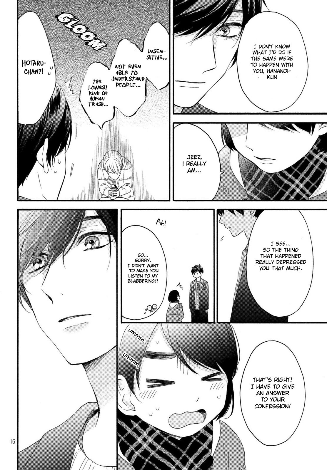 Hananoi-kun to Koi no Yamai chapter 4 page 17