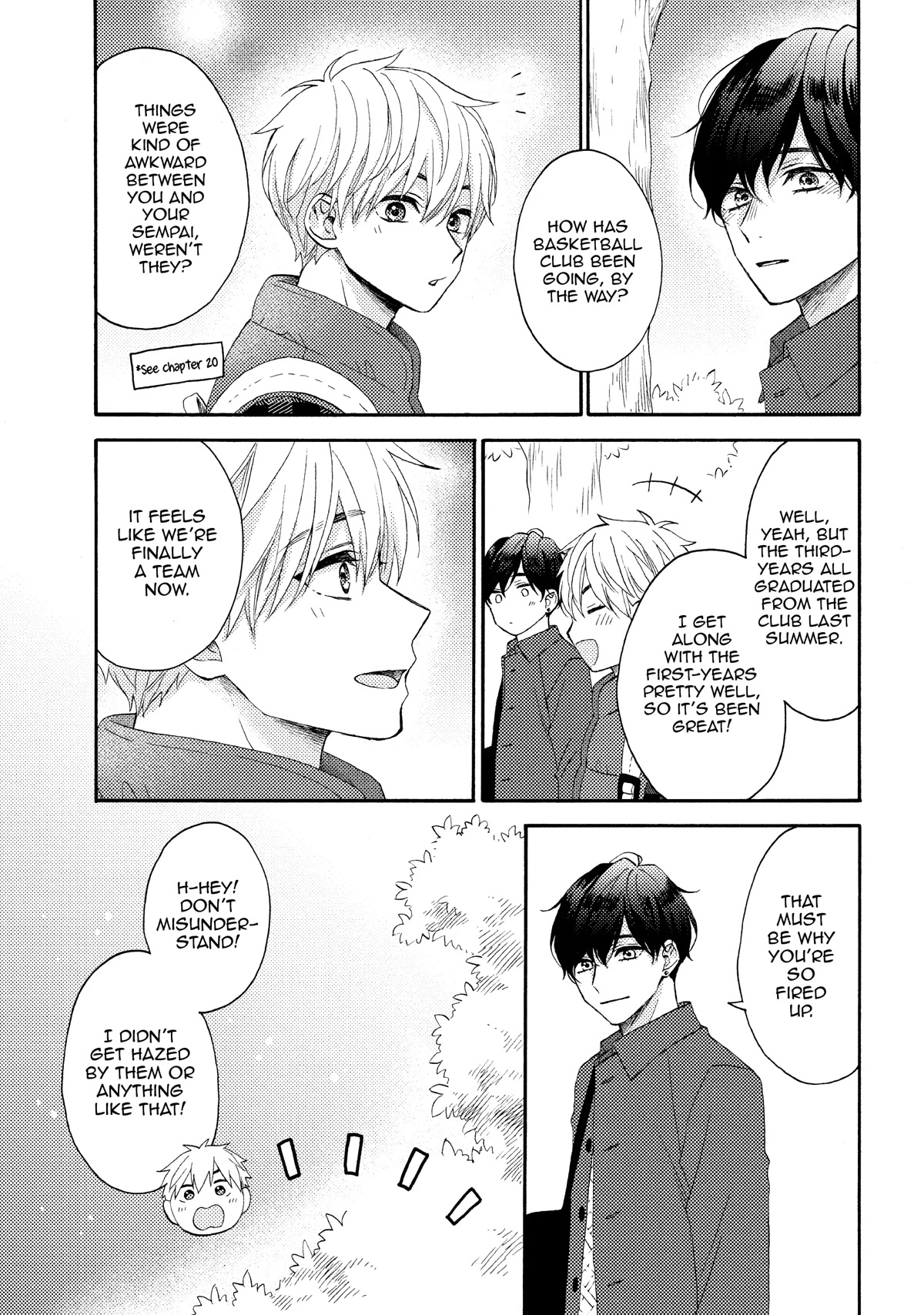 Hananoi-kun to Koi no Yamai chapter 47 page 21