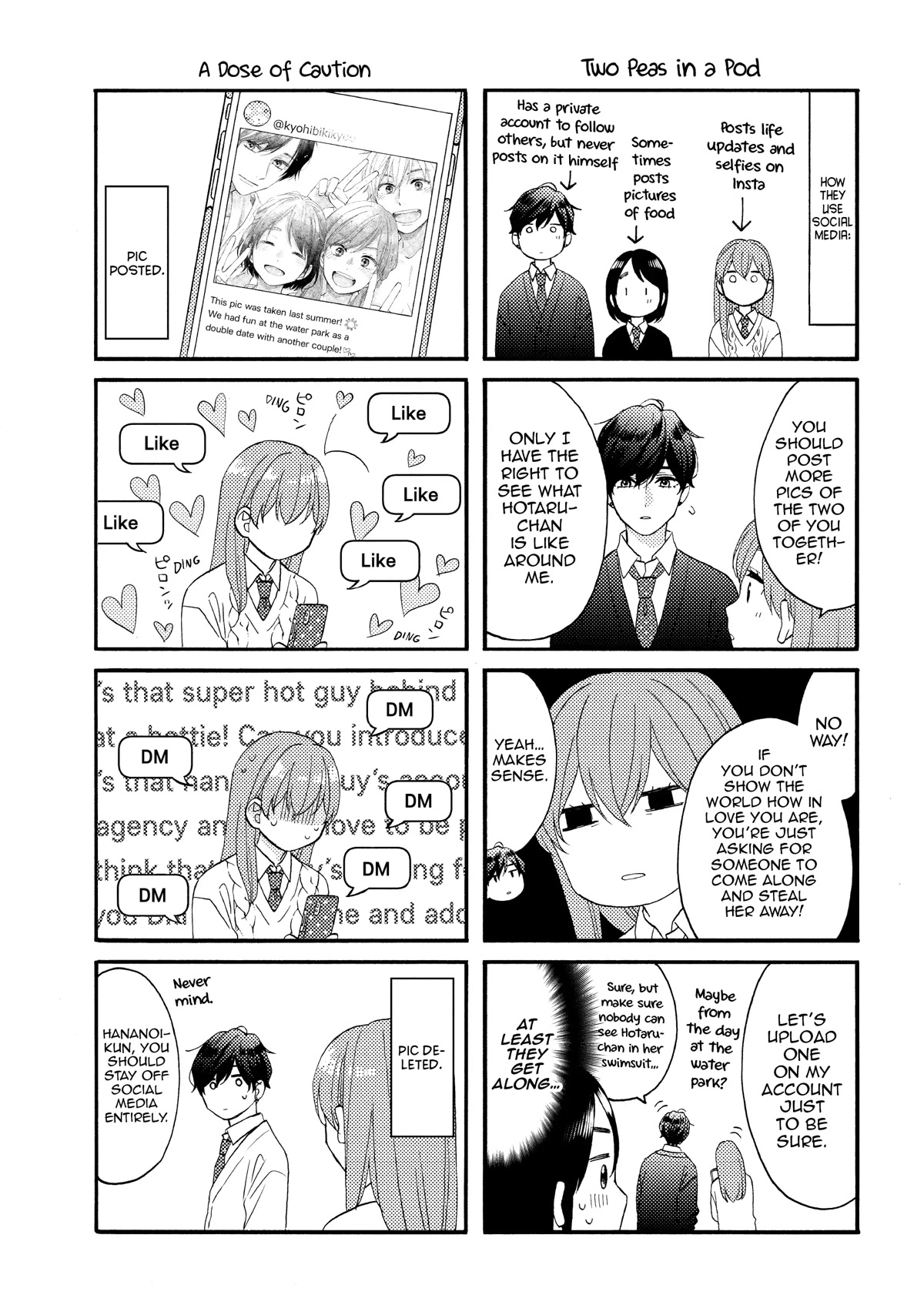 Hananoi-kun to Koi no Yamai chapter 47 page 42