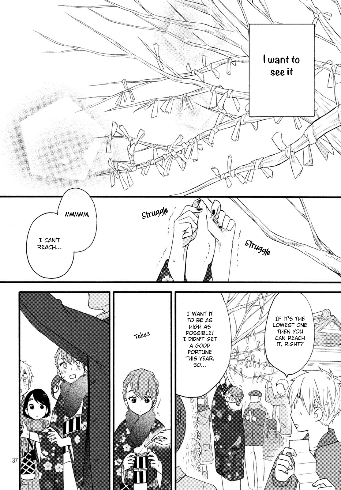 Hananoi-kun to Koi no Yamai chapter 5 page 35