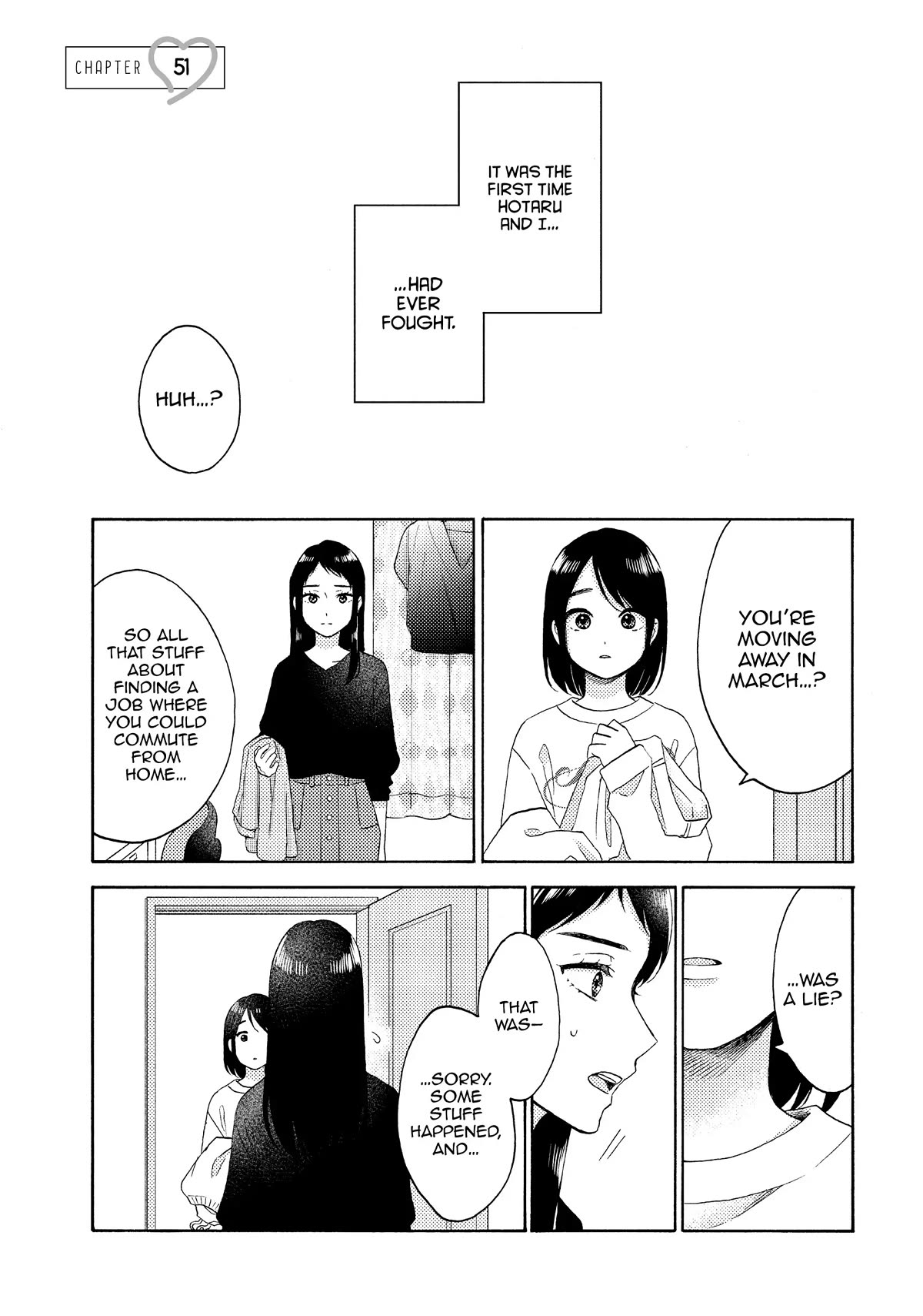 Hananoi-kun to Koi no Yamai chapter 52 page 1