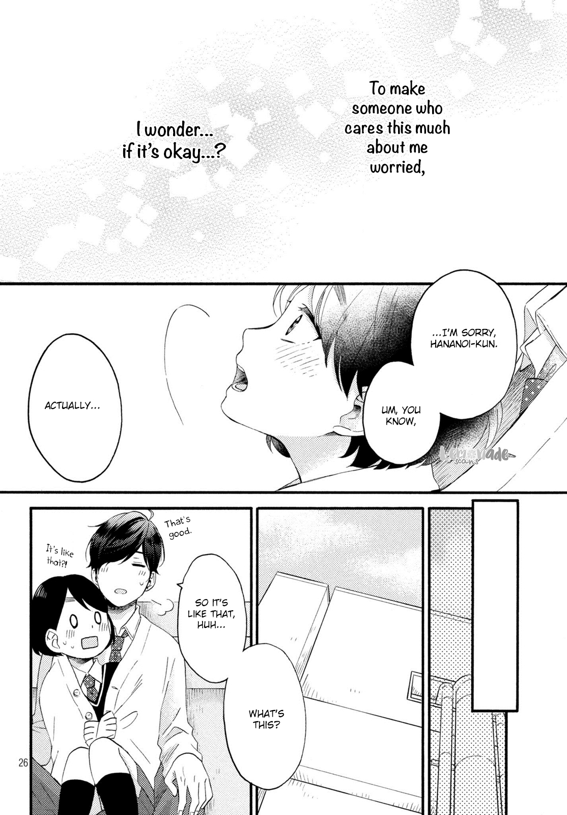 Hananoi-kun to Koi no Yamai chapter 7 page 27