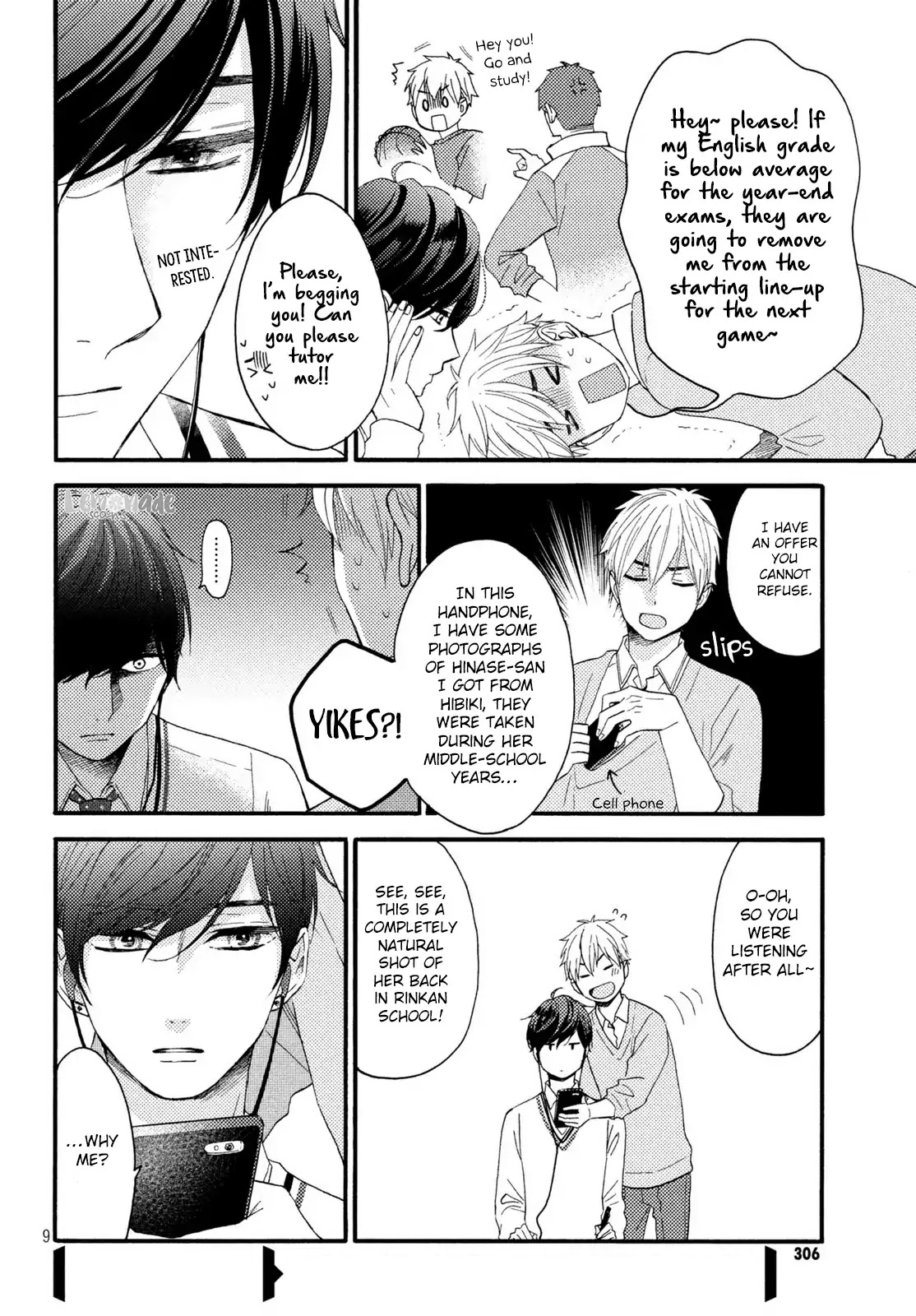 Hananoi-kun to Koi no Yamai chapter 9 page 10