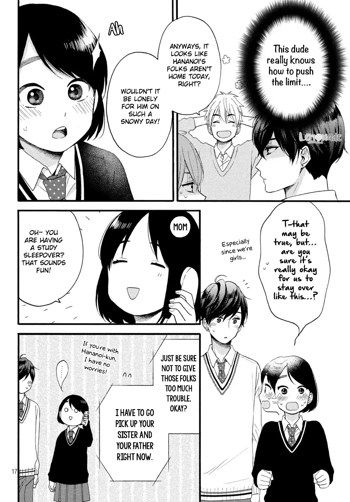 Hananoi-kun to Koi no Yamai chapter 9 page 18