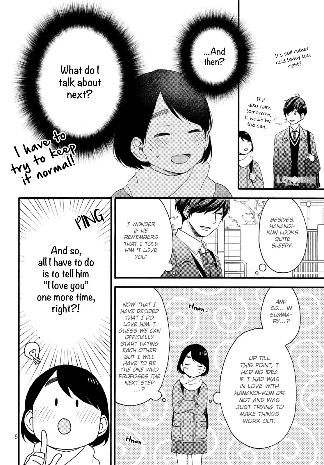 Hananoi-kun to Koi no Yamai chapter 9 page 6