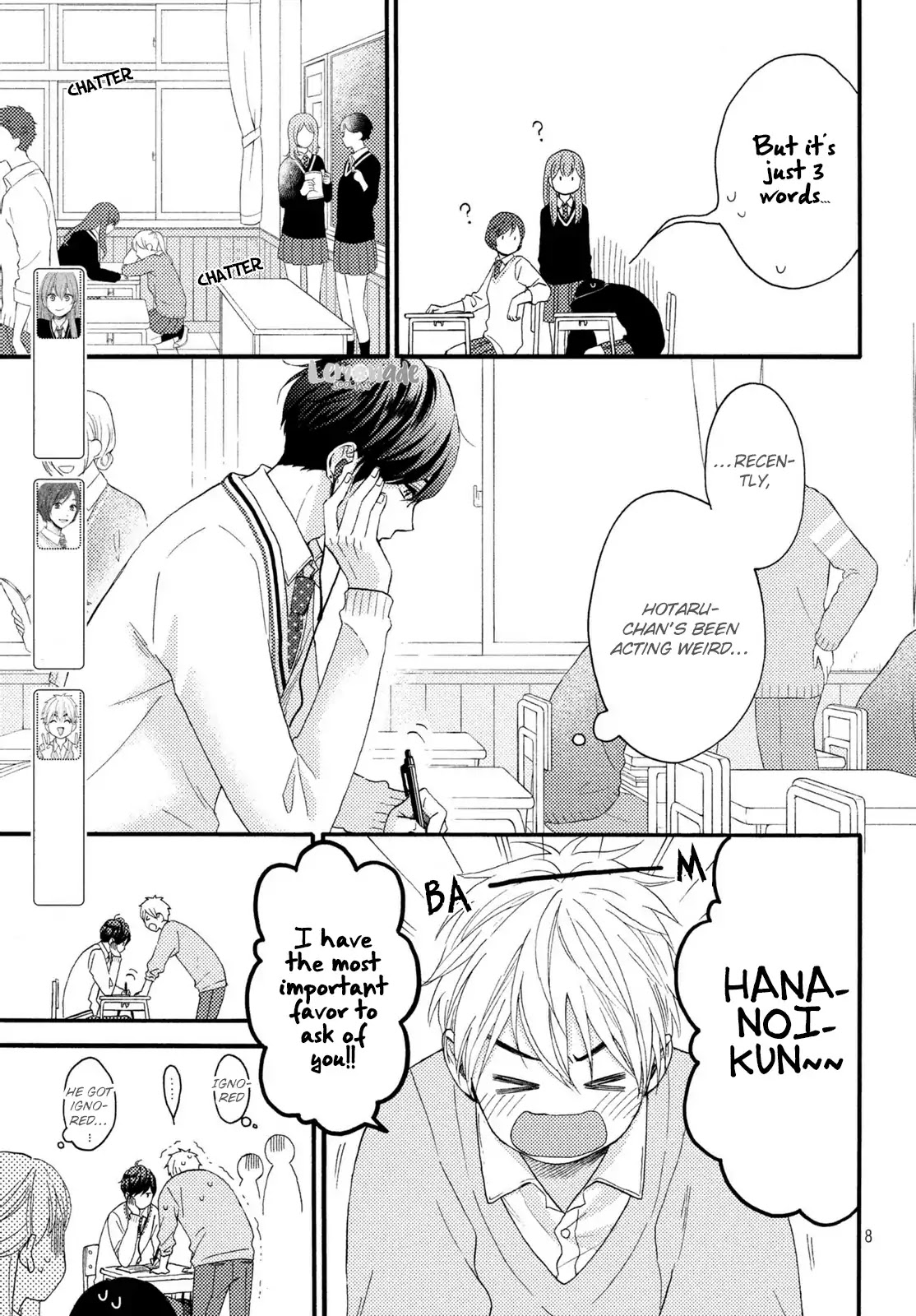 Hananoi-kun to Koi no Yamai chapter 9 page 9