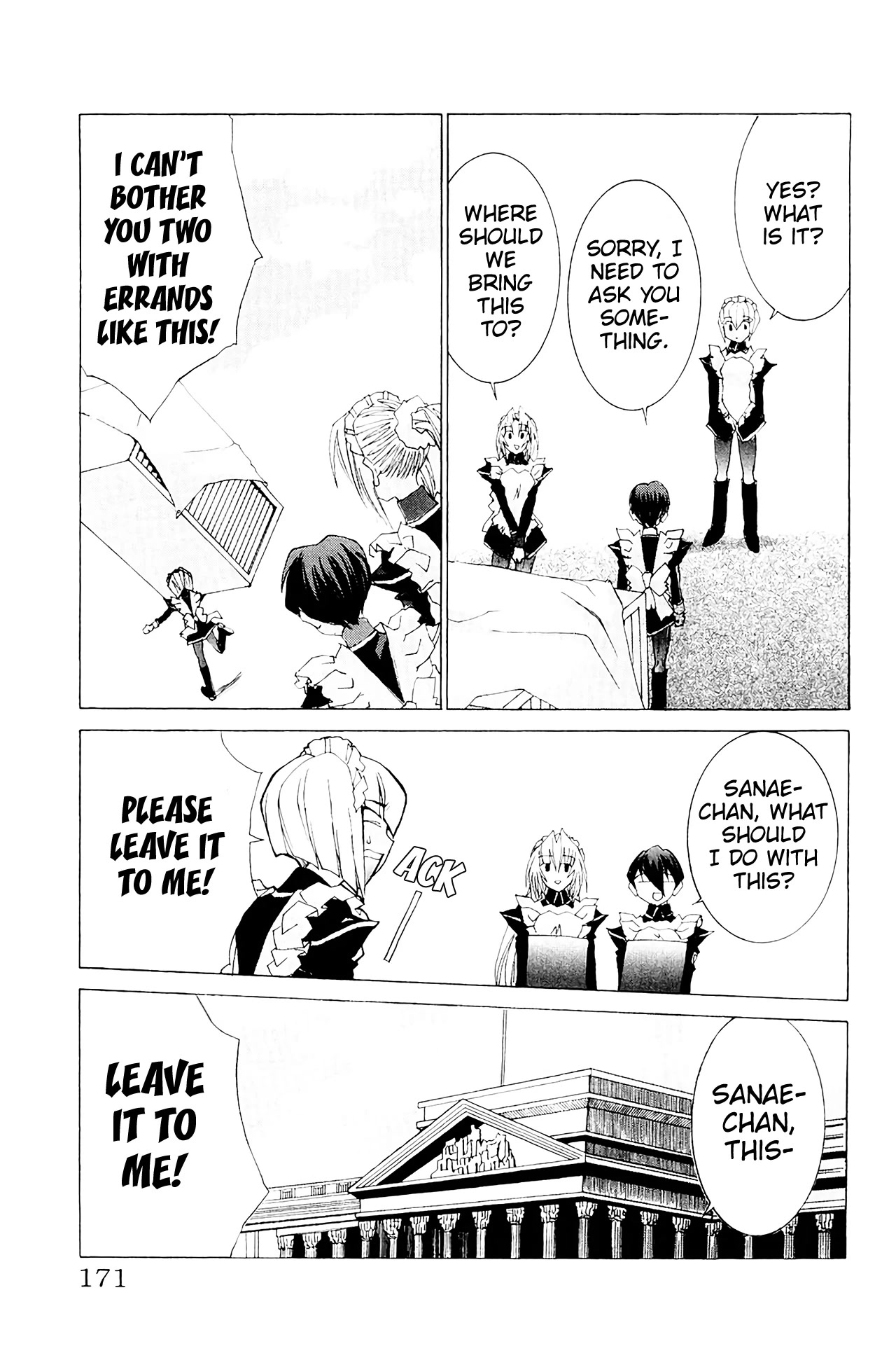 Hanaukyo Maid Tai chapter 59 page 14