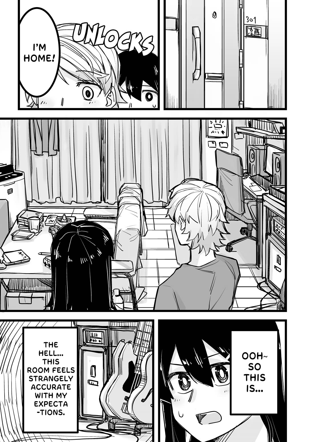Handsome Girl and Crossdressing Boy chapter 14 page 1