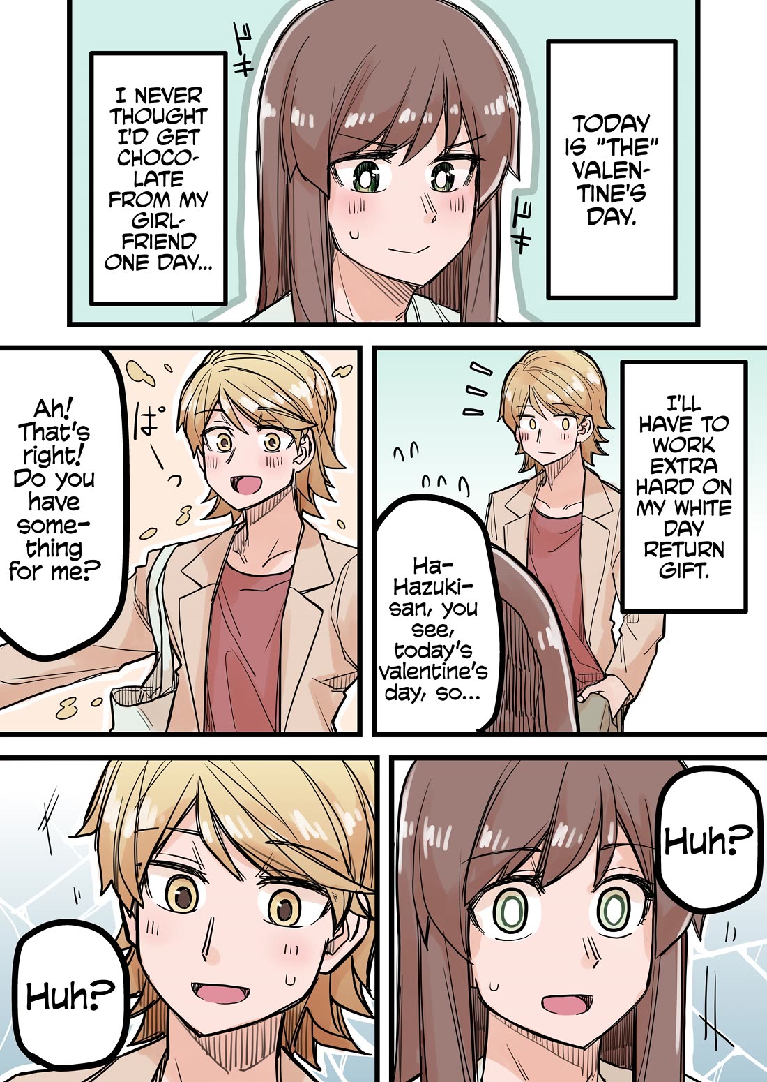 Handsome Girl and Crossdressing Boy chapter 35.1 page 1