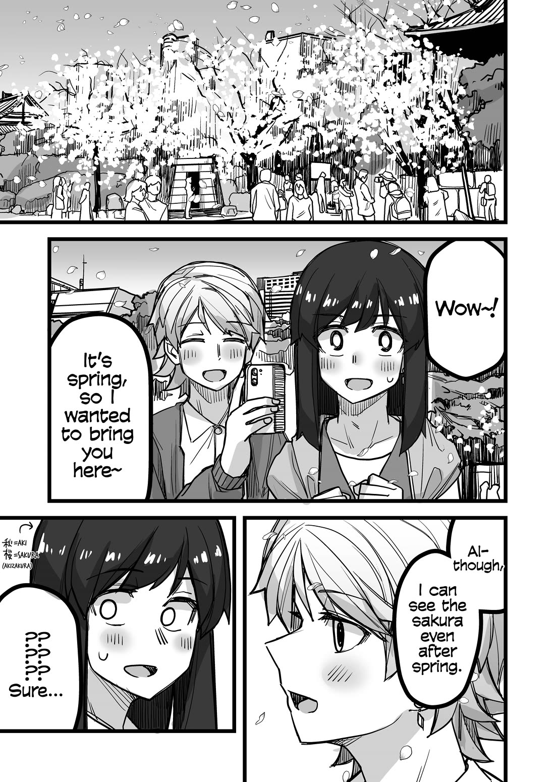 Handsome Girl and Crossdressing Boy chapter 40 page 1