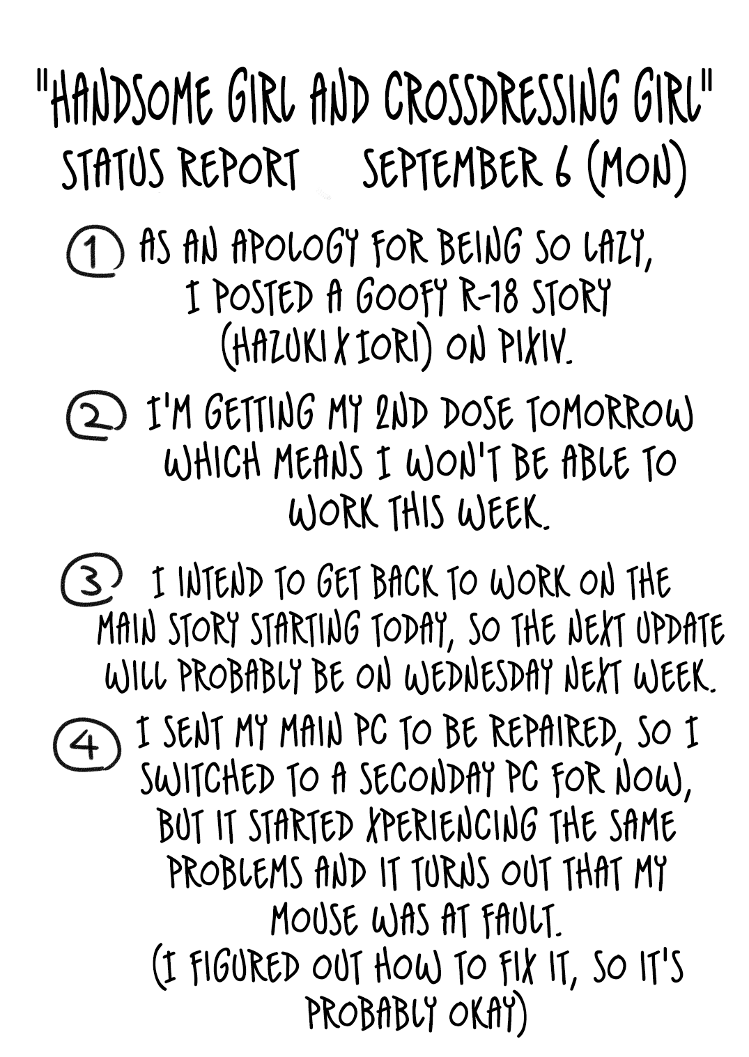 Handsome Girl and Crossdressing Boy chapter 60.5 page 2