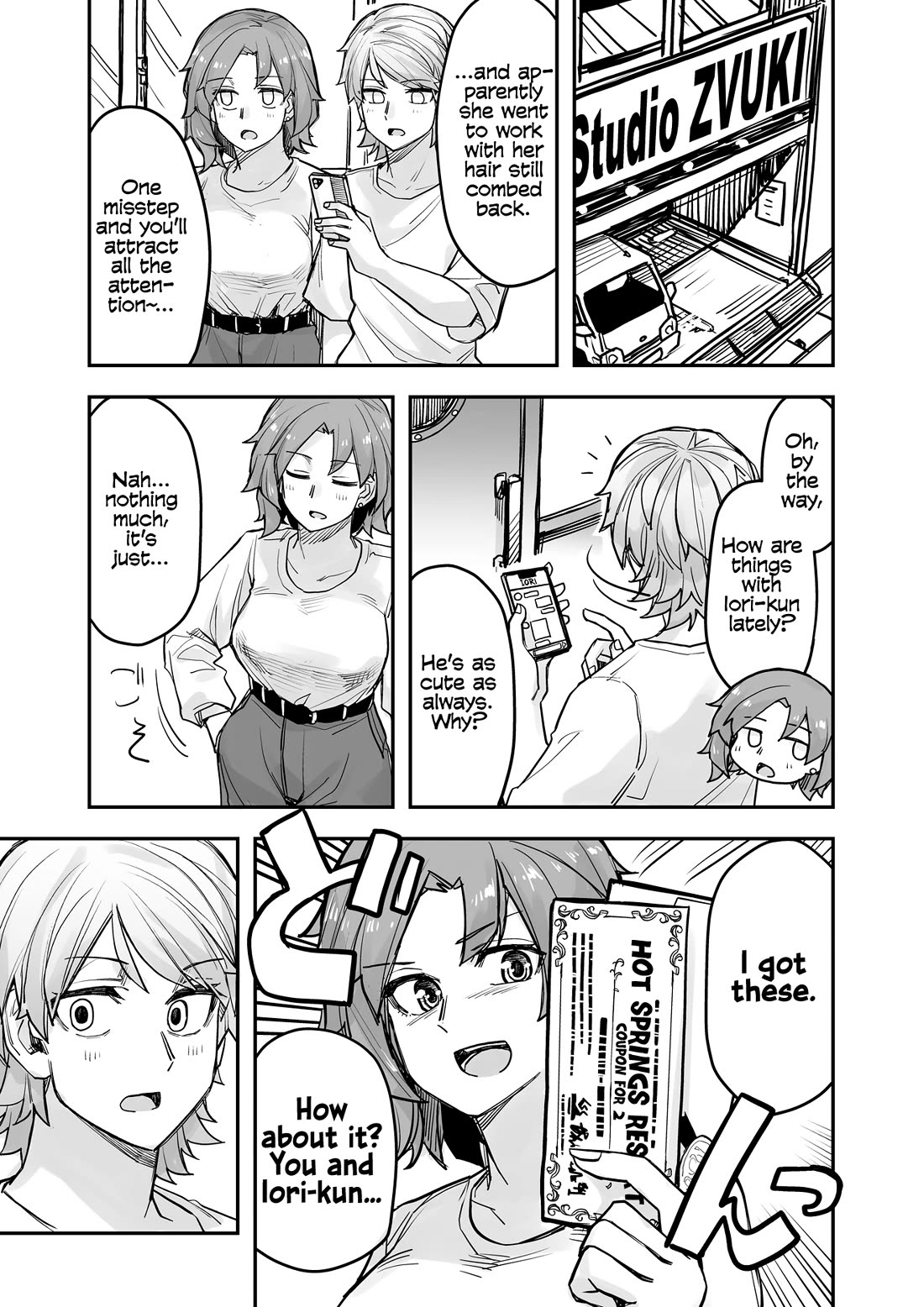 Handsome Girl and Crossdressing Boy chapter 79 page 1