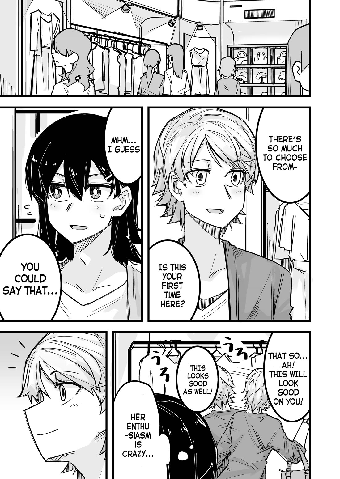 Handsome Girl and Crossdressing Boy chapter 8 page 1
