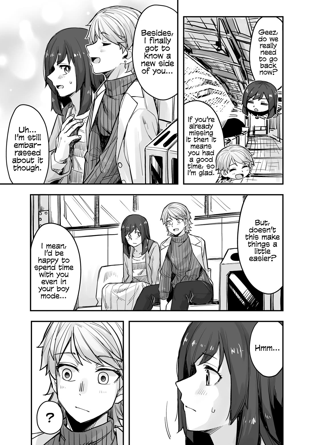 Handsome Girl and Crossdressing Boy chapter 84 page 1