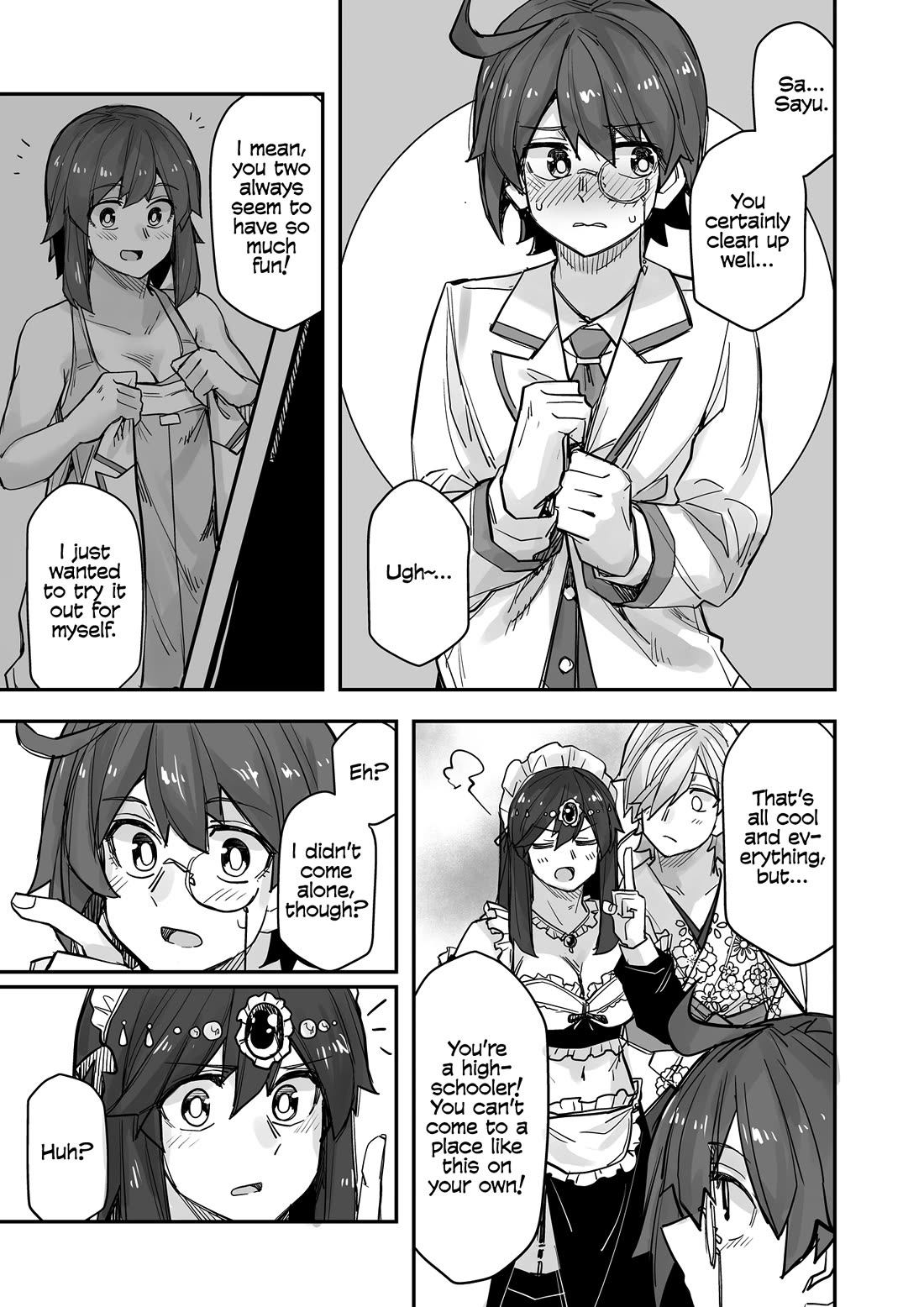 Handsome Girl and Crossdressing Boy chapter 92 page 1