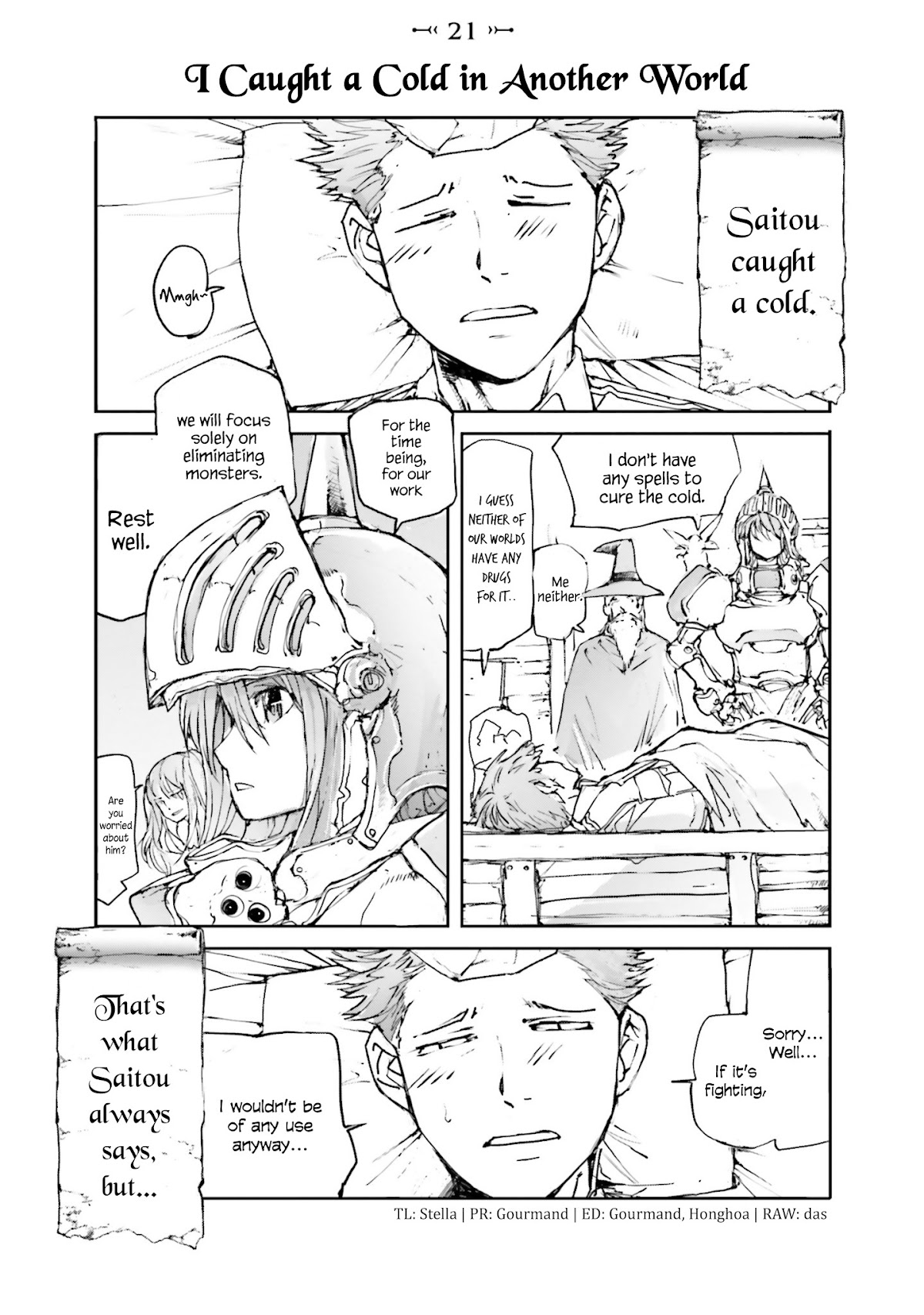 Handyman Saitou In Another World chapter 21 page 1