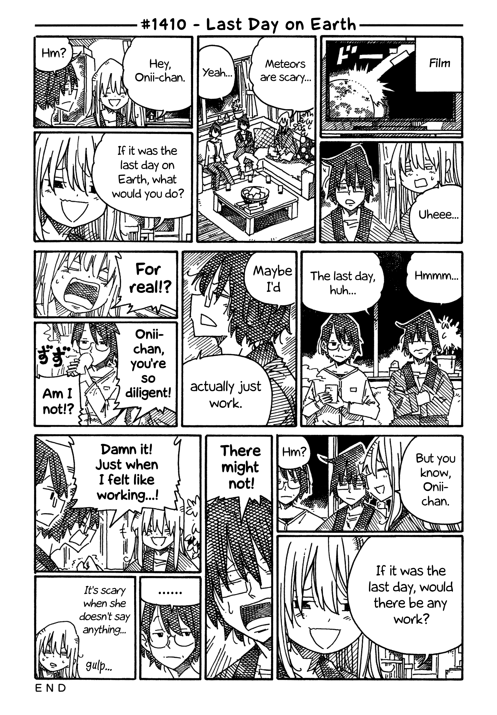 Hatarakanai Futari (The Jobless Siblings) chapter 1410 page 1