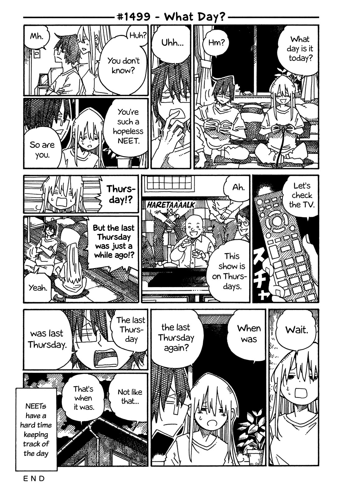 Hatarakanai Futari (The Jobless Siblings) chapter 1499 page 1