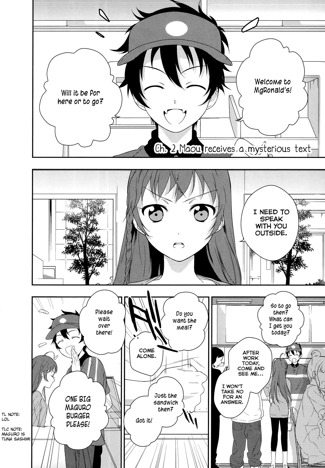 Hataraku Maousama! chapter 2 page 1