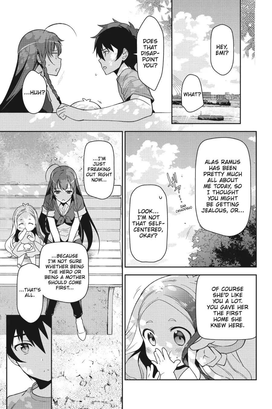 Hataraku Maousama! chapter 49.6 page 22