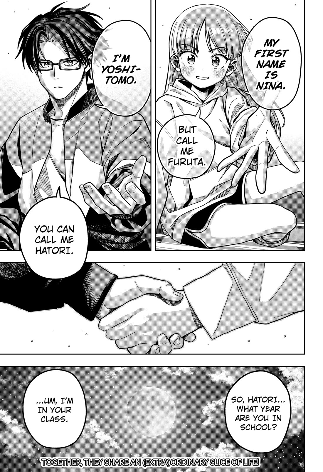 Hatori and Furuta's Extraordinarily Ordinary Life chapter 1 page 54