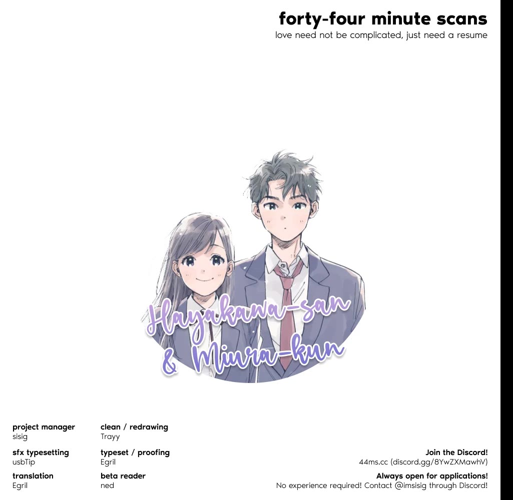 Hayakawa-san and Miura-kun chapter 3 page 29