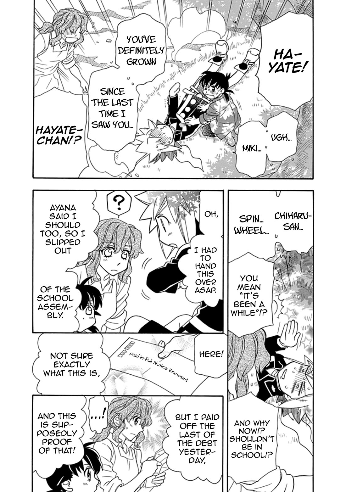 Hayate x Blade chapter 109 page 8