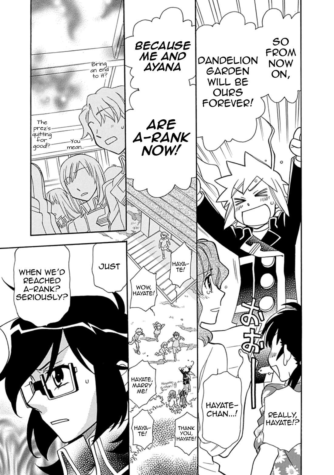 Hayate x Blade chapter 109 page 9