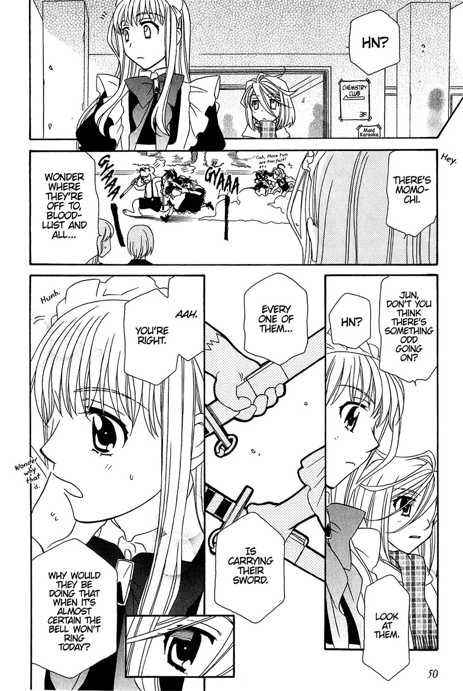 Hayate x Blade chapter 32 page 21