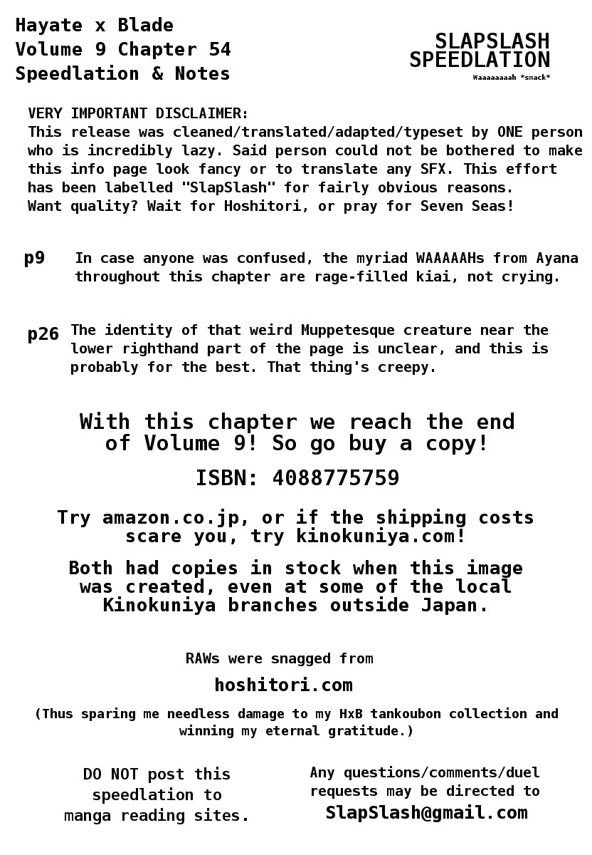 Hayate x Blade chapter 54 page 24